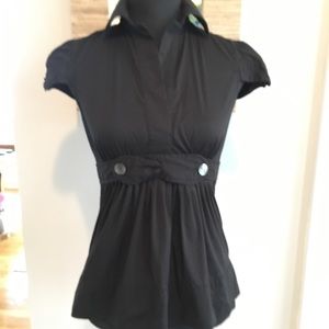 BCBG Black Blouse